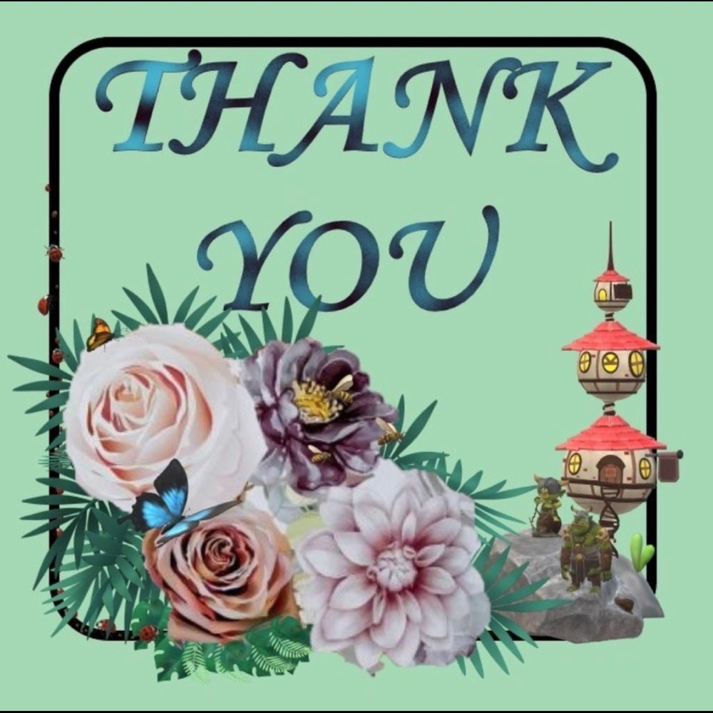 100 (2x2 Inch) Square Stickers, Boho Spring , LadyBugs, High Gloss, Thank You - Picture 2 of 2